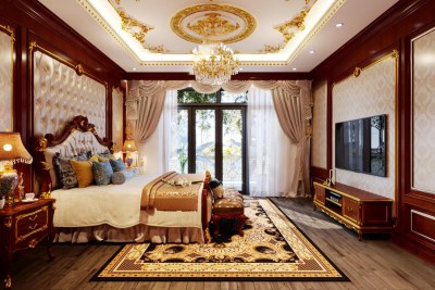 欧式古典家居卧室3D模型下载